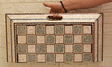 Mother of Pearl Backgammon Board, Star Medallion — view 9