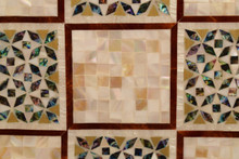 Mother of Pearl Backgammon Board, Star Medallion — view 8