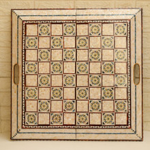 Backgammon Chess Board 25 in Inlay — detail 4
