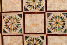 Mother of Pearl Backgammon Board, Radiating Star — view 7