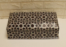 Mother of Pearl Jewelry Box 16 in — detail 3