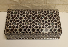 Mother of Pearl Jewelry Box 16 in — detail 4