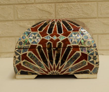 Moroccan Mosaic Jewelry Box 12 in — detail 2