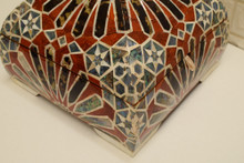 Moroccan Mosaic Jewelry Box 12 in — detail 7