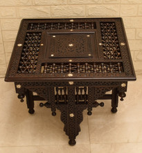 Mashrabiya Coffee Table 22.5 in Square — detail 3