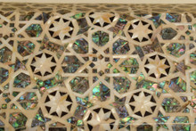 Moroccan Mosaic Jewelry Box 12 × 8 in — detail 6