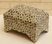 Moroccan Mosaic Jewelry Box 12 × 8 in — detail 7