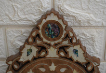 Syrian Mother of Pearl Bracket Shelf in Mahogany — view 5