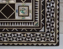 Mother of Pearl Backgammon Board, Sawtooth Border — view 9
