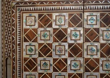 Inlaid Backgammon Board 25 in — detail 6