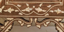 Syrian Mother of Pearl Mirror 27 in — detail 5