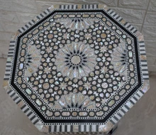 Arcaded Octagonal Side Table 23 in — detail 4