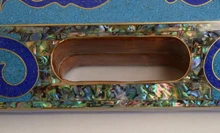 Lapis & Turquoise Backgammon Board 25 in — detail 8