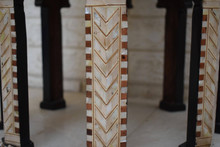 Octagonal Mother of Pearl Table, Islamic Star Pattern — view 13