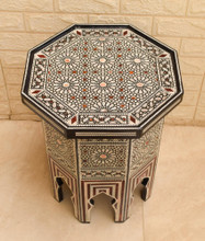 Rosette Octagonal Side Table — detail 3