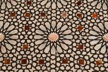 Octagonal Side Table with Rosette Medallions — view 7