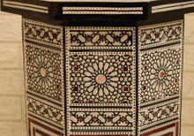 Octagonal Side Table with Rosette Medallions — view 8
