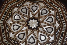 Octagon Inlay Side Table 19.7 in — detail 4