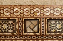 Moroccan Mosaic Mirror Frame 36 × 30 in — detail 5
