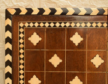 Vintage Turkish Bone Inlay Board 20 in — detail 2