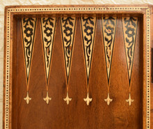 Vintage Turkish Bone Inlay Backgammon Board — view 5