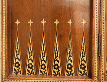 Vintage Turkish Bone Inlay Backgammon Board — view 8