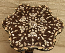 Lobed Syrian Pedestal Table 27 in — detail 2
