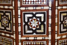 Syrian Octagon Inlay Table 19.7 in — detail 6