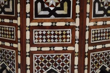 Syrian Octagon Inlay Table 19.7 in — detail 7