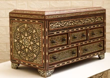 Mother of Pearl Chest of Drawers 25 in — detail 7