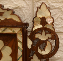 Vintage Syrian Inlaid Mirror Frame — view 3