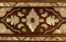 Vintage Syrian Inlaid Mirror 36 × 25 in — detail 7