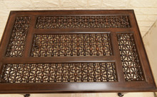 Mashrabiya Lattice Coffee Table 35 in — detail 2