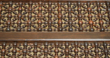 Mashrabiya Lattice Coffee Table 35 in — detail 6
