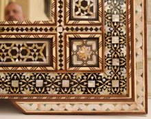 Syrian Fine Mosaic Mirror Frame — view 2