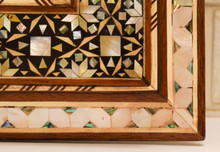 Syrian Fine Mosaic Mirror Frame — view 3
