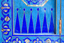 Two-Sided Backgammon and Chess Set, Lapis and Turquoise Inlay — view 9
