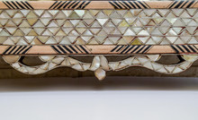 Syrian Mirror Frame, Chevron Bands and Arched Crest — view 7