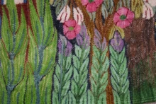 Palm Garden and Dovecote handwoven tapestry — view 8