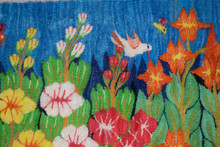 Wild Flower Meadow handwoven tapestry — view 6