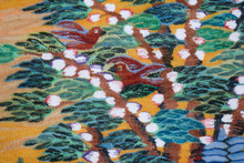 Slender Tree of Doves handwoven tapestry — view 12