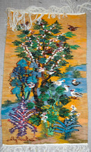 Slender Tree of Doves handwoven tapestry — view 16