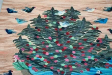 Tree over the Water handwoven tapestry — view 3
