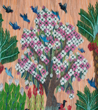 Palm Grove and Blossom Tree handwoven tapestry — view 2