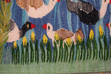 Palm Grove and Blossom Tree handwoven tapestry — view 15