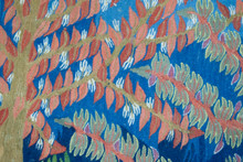 6.4 FT Coral Tree of Life Handwoven Tapestry, Large Egyptian Wool Wall Hanging, Natural Dye Art — detail 14