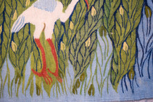 6.4 FT Coral Tree of Life Handwoven Tapestry, Large Egyptian Wool Wall Hanging, Natural Dye Art — detail 16