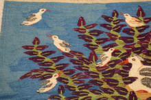 Lion and Gazelles Tree of Life handwoven tapestry — view 8