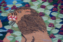 Lion and Gazelles Tree of Life handwoven tapestry — view 13