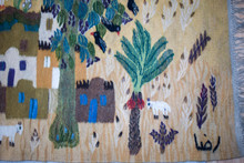 Nile Village Panorama handwoven tapestry — view 9